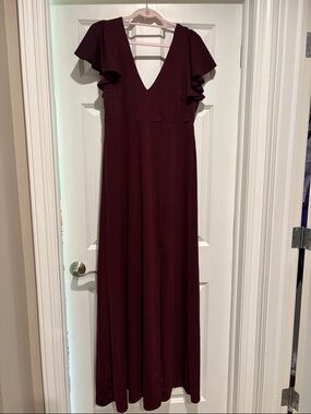 Birdy Grey Hannah Empire Dress in Cabernet